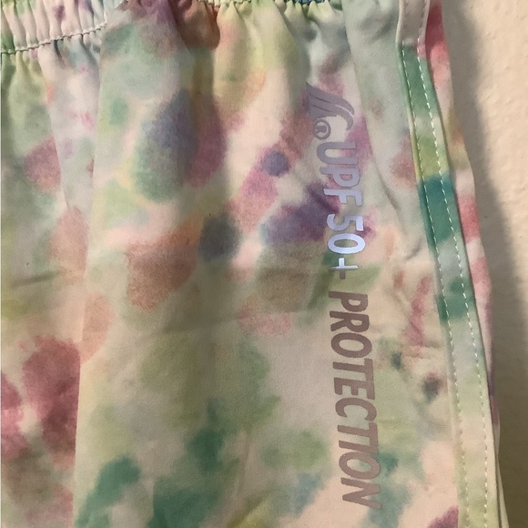 Ocean Blue Women’s Basix of‎ America UPF + protection med tie dye pastel shorts - Picture 7 of 7